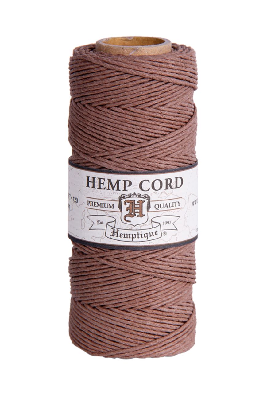 Hemptique 1mm #20 Hemp Cord Spools Jewelry Making Macrame Crochet Crafting Gift Wrapping